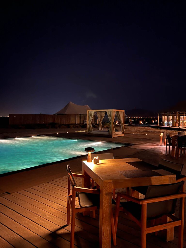 Luxury glamping in the UAE