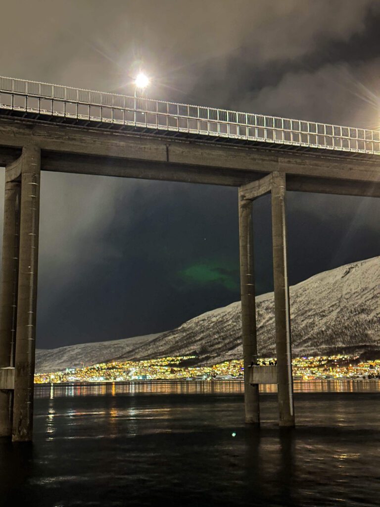 northern lights visible from Tromsø city centre