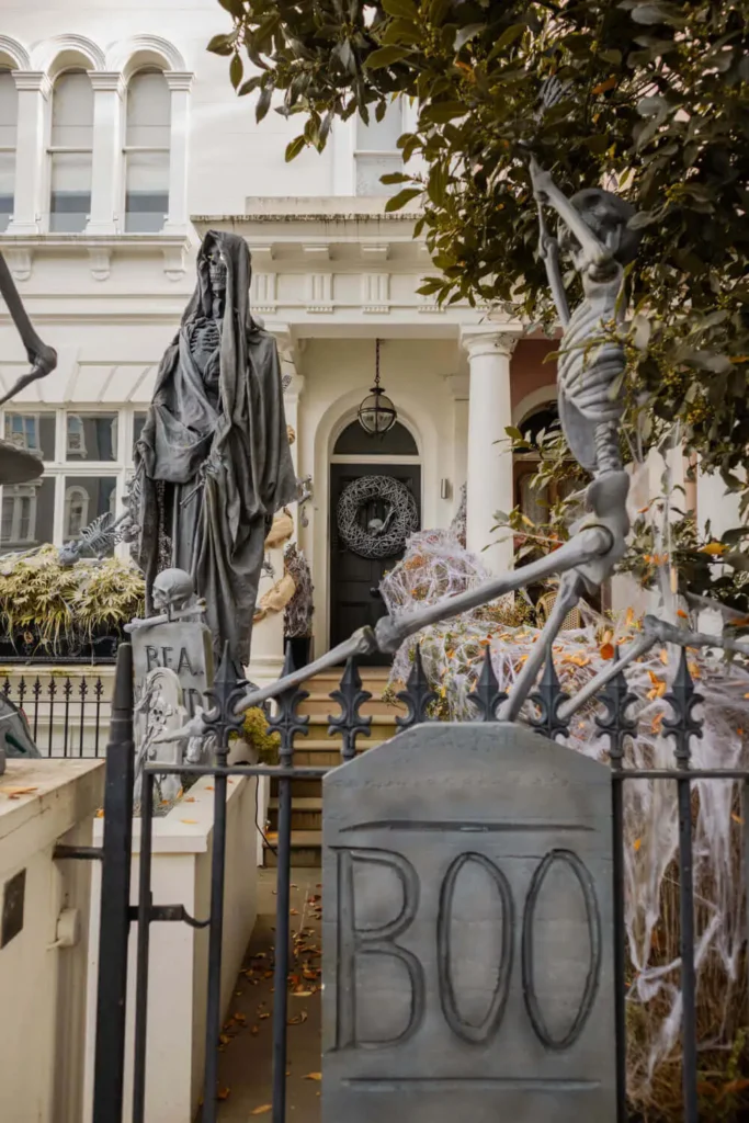 Halloween decorations in London