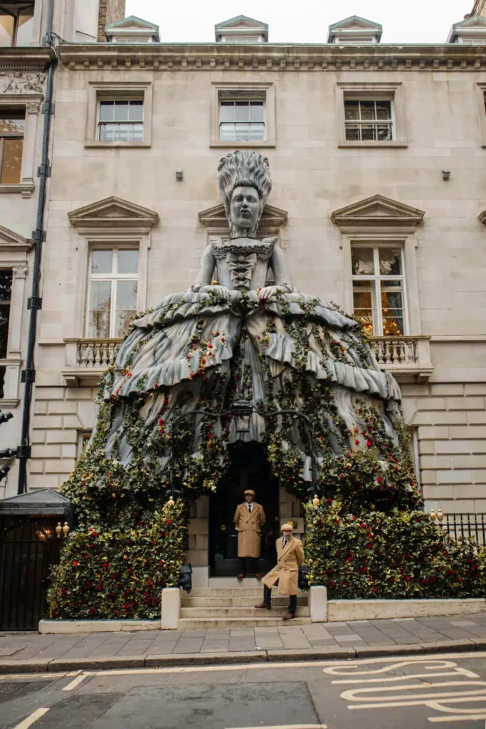 Annabel's Halloween façade from 2024, London