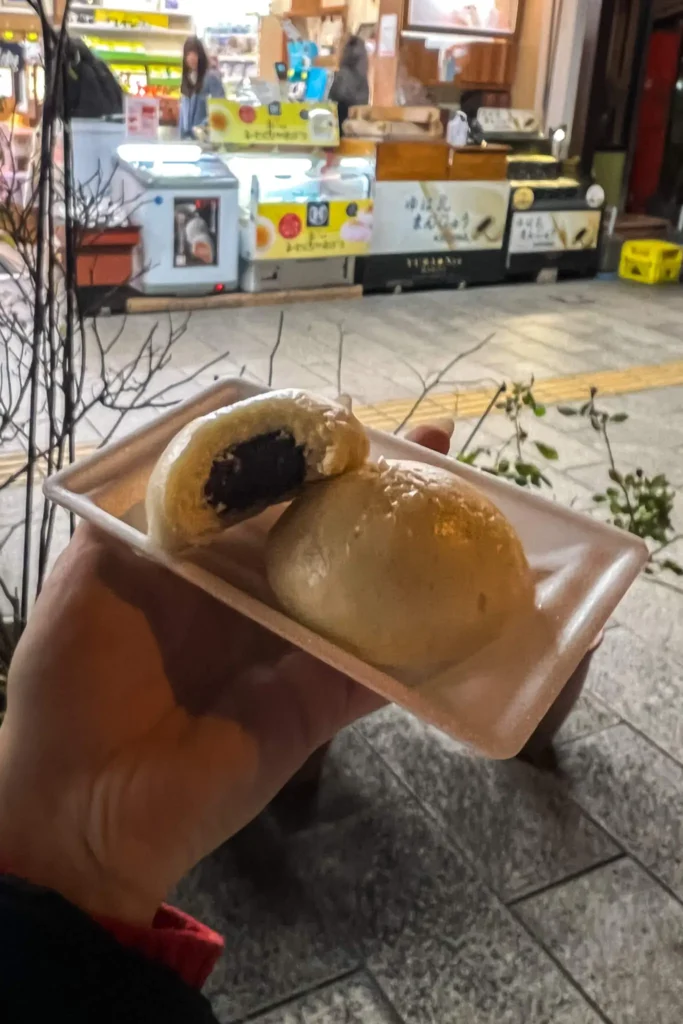 sake manju (steamed buns) from Nikko, Japan