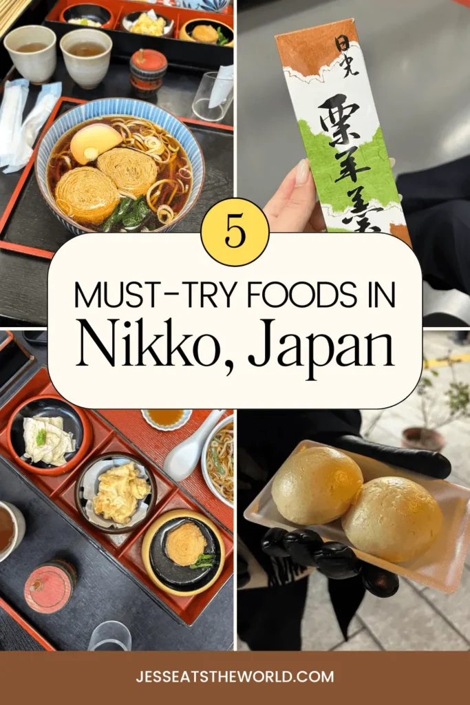 5 must-try foods in Nikko, Japan