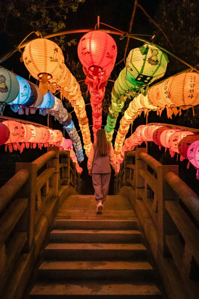 Lanterns at Geumsunsa Temple, Seoul, South Korea