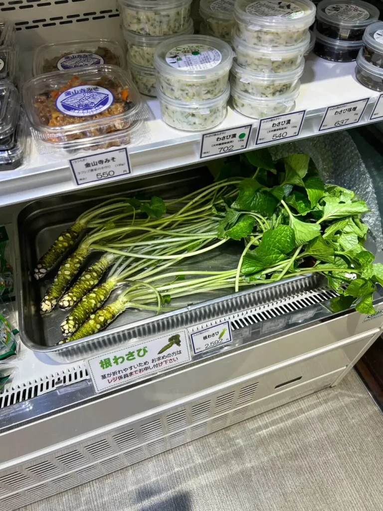 Shizuoka famous foods: Shizuoka sawa wasabi