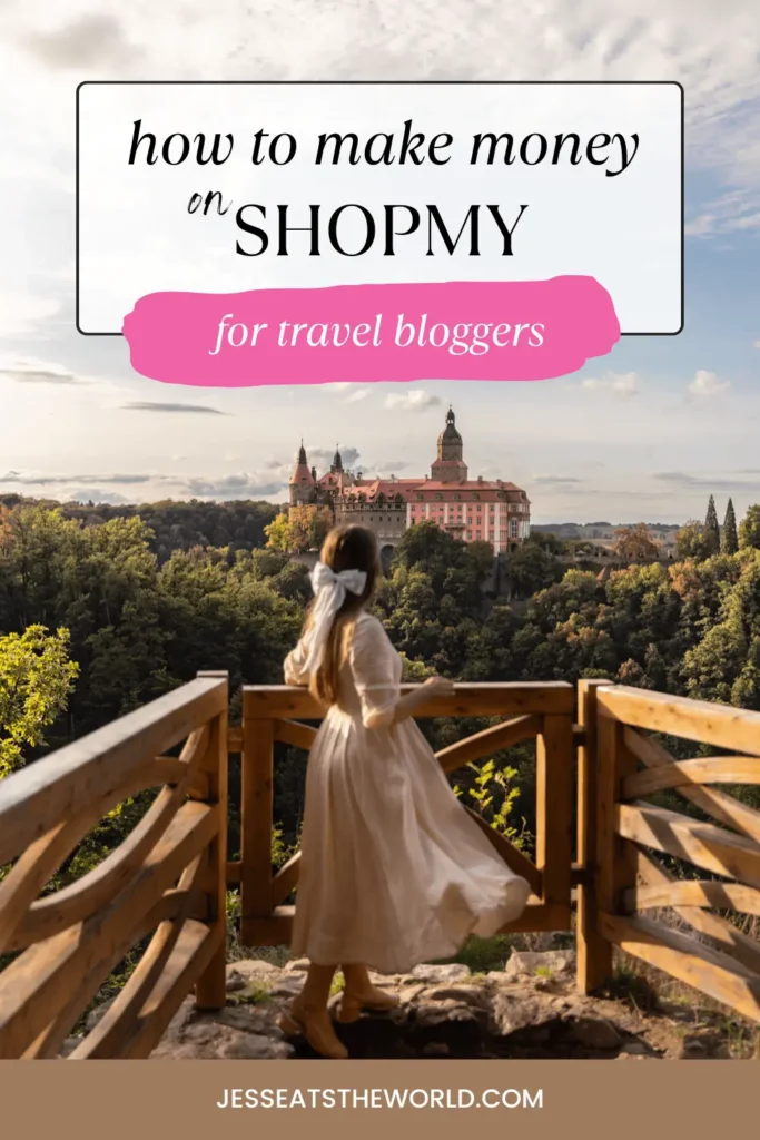 how to make money with ShopMy for travel bloggers pin