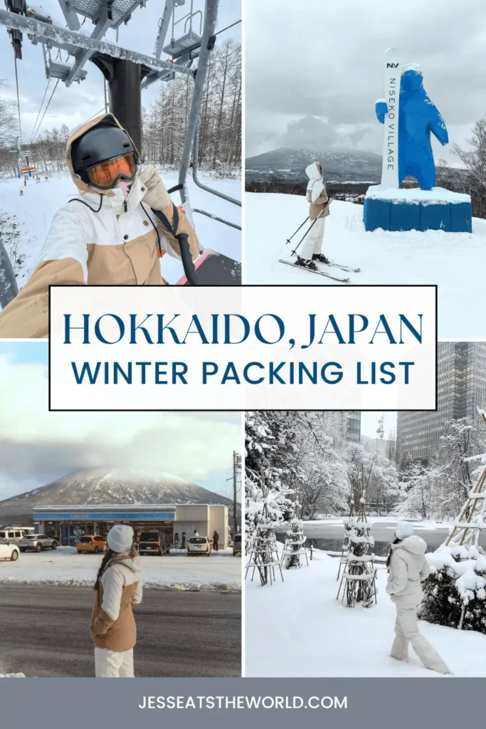 Hokkaido packing list pin