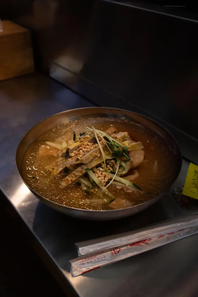 Famous foods of Busan: Milmyeon (Busan Wheat Cold Noodles)