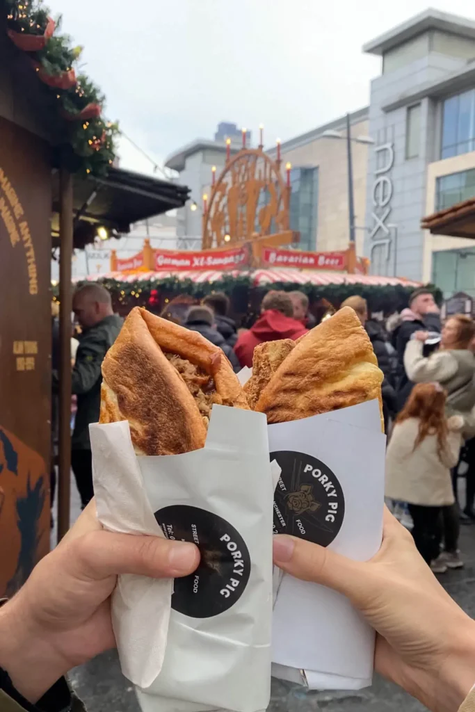 local street food food in Manchester, UK
